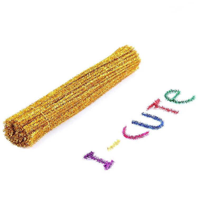 100pcs Chenille Pipe Cleaners