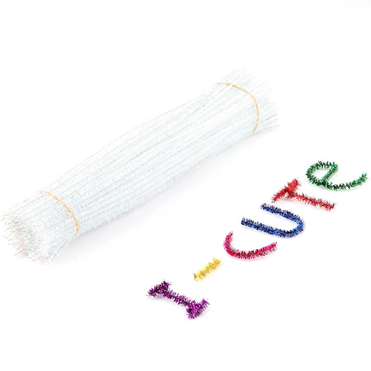 100pcs Chenille Pipe Cleaners