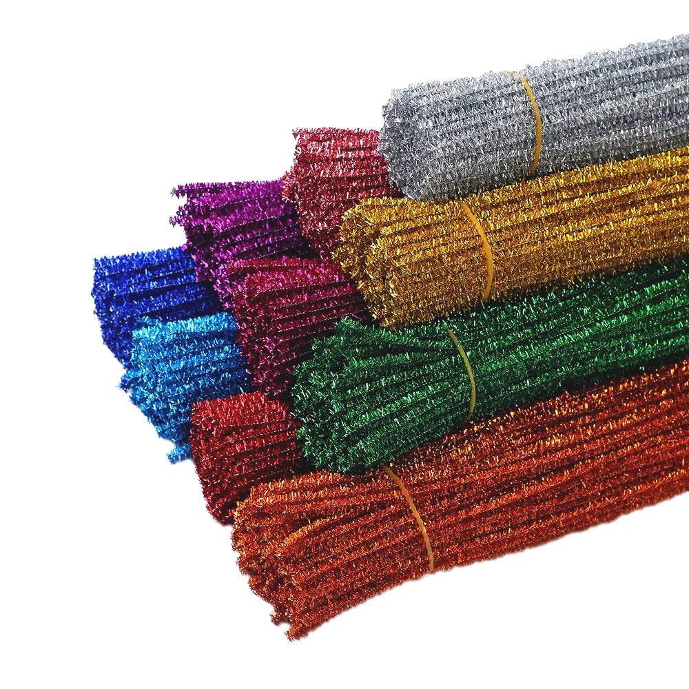 100pcs Chenille Pipe Cleaners