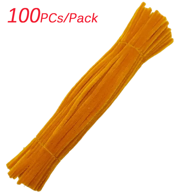 100Pcs Colorful Pipe Cleaner