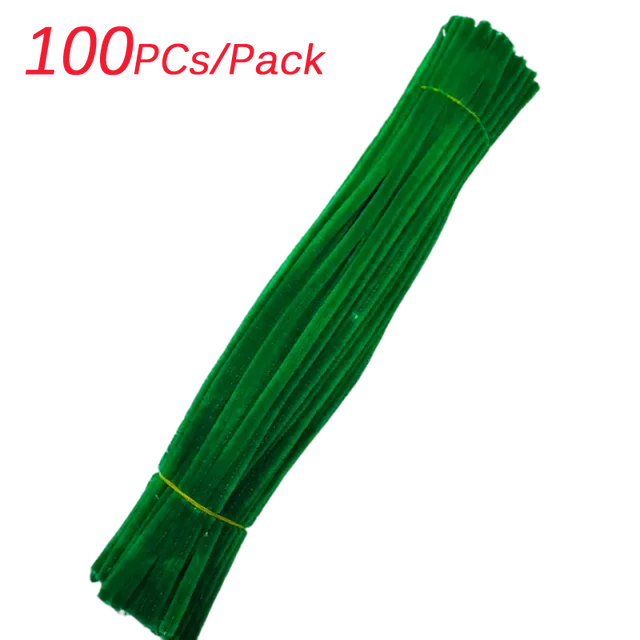100Pcs Colorful Pipe Cleaner