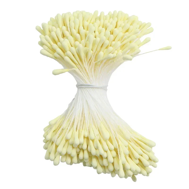 Mini Pearl Flower Stamens for DIY Floral Crafts
