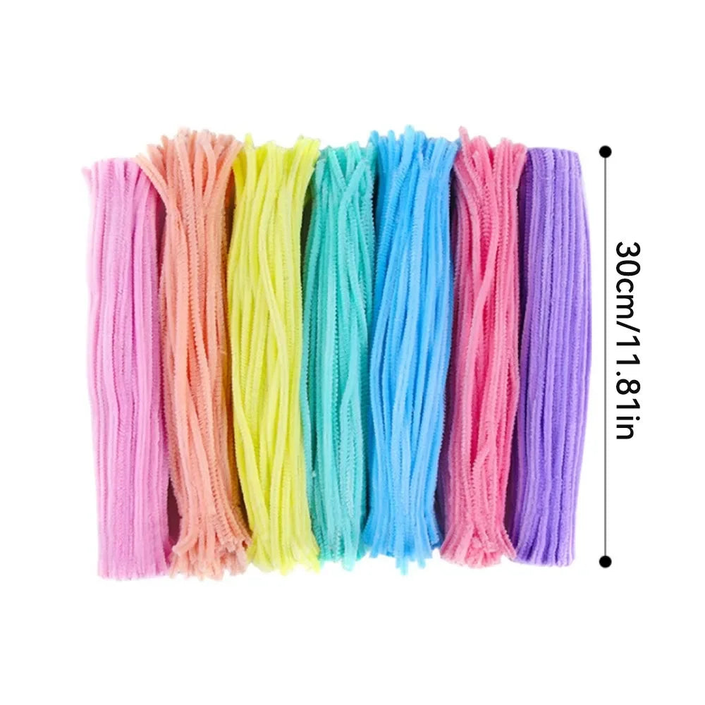 100Pcs Colorful Pipe Cleaner