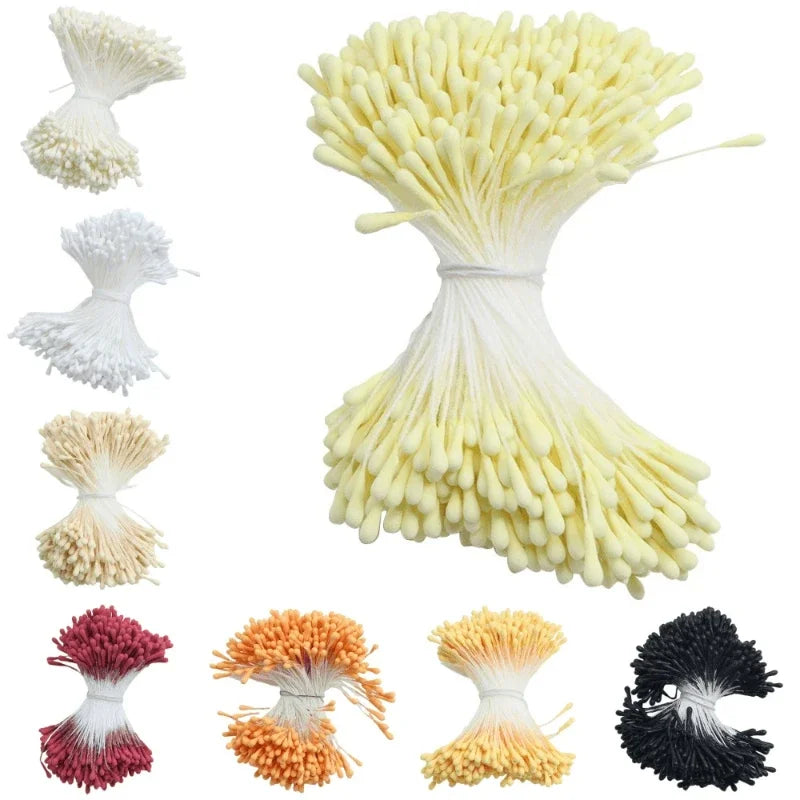 Mini Pearl Flower Stamens for DIY Floral Crafts