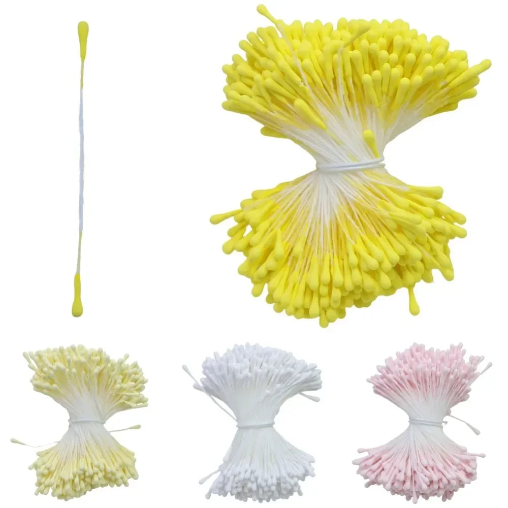Mini Pearl Flower Stamens for DIY Floral Crafts